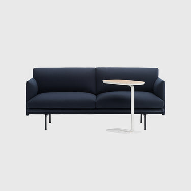 Muuto - Outline Sofa 2-Seater - Black Legs - Various Fabrics