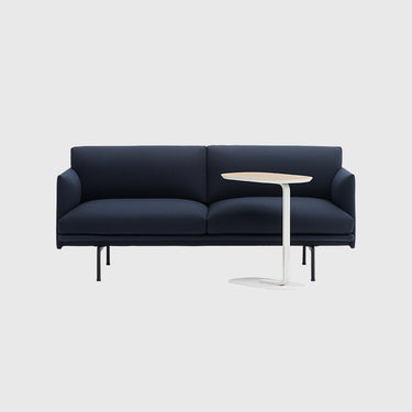 Muuto - Outline Sofa 2-Seater - Black Legs - Various Fabrics