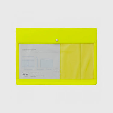 Hightide Nahe General Purpose Case - A4 - Neon Yellow - Hightide - Stationery