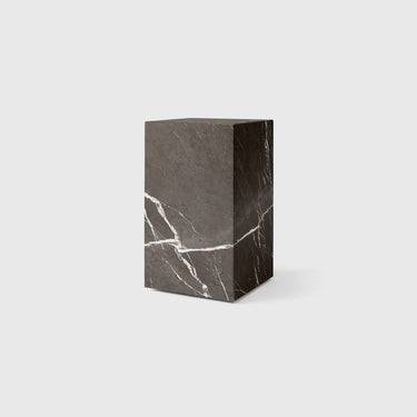 Audo Copenhagen - Marble Plinth - Black Marble - Tall 