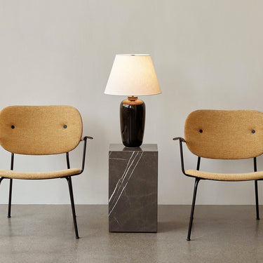 Audo Copenhagen - Marble Plinth - Grey - Tall Interior image