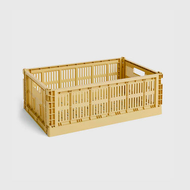 Hay - Colour Crate - Large - Golden Yellow