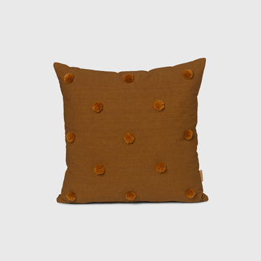 Ferm Living - Dot Tufted Cushion - Sugar Kelp / Mustard