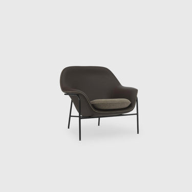 Normann Copenhagen - Drape Lounge Chair Low Duo - Steel - Various Fabrics