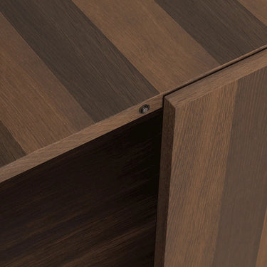 Ferm Living - Post Storage Cabinet - Smoked Oak detail