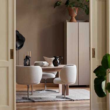 Ferm Living - Rico - Dining Chair - Swivel Base
