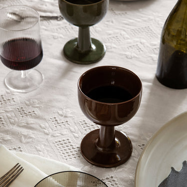Ferm Living - Floccula Wine Glass / Green