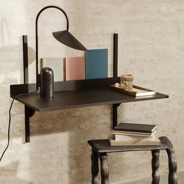 Ferm Living - Sector Desk - Black Ash / Black Brass