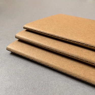 Matere Studio - A5 Thread Sewn Notepad - Biscuit
