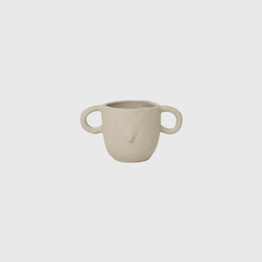 Ferm Living - Mus Ceramic Pot - Small - Sand - Ferm Living - Homeware