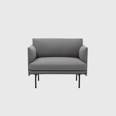 Muuto - Outline Chair - Black Legs - Various Fabrics
