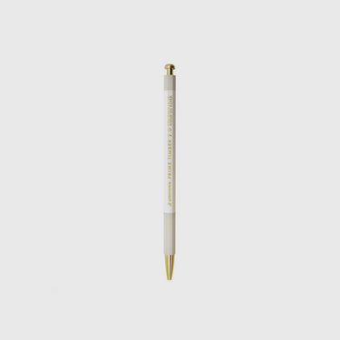 Hightide Penco Prime Timber & Brass Pencil - White - Hightide - stationery