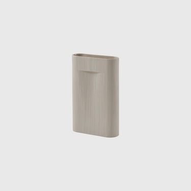Muuto - Ridge Vase Beige - h48.5 cm