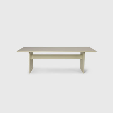 Ferm Living - Rink Dining Table Large - Green Tea / Eggshell
