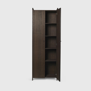 Ferm Living - Sill Cupboard Tall - Dark Stained Oak