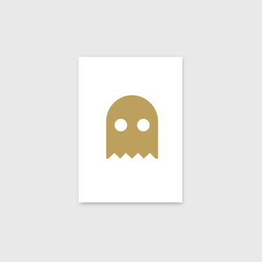 iyouall - Typeface Ghost Card - Gold - IYOUALL - Stationery