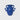 Ferm  Living - Verso Table Vase - Bright Blue