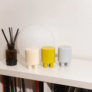 Yod & Co -  Stack Candle Prop - Pearl