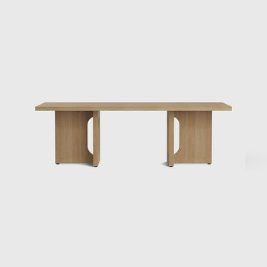 Audo Copenhagen - Androgyne Lounge Table - Wood Base / Wood Top