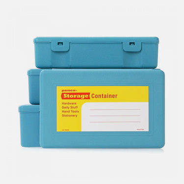 Hightide - Penco Storage Container Set of 4 - Light Blue - Hightide - stationery