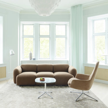Normann Copenhagen - Era Lounge Chair - Low Swivel - Upholstered