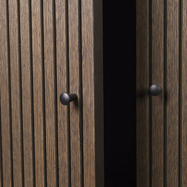 Ferm Living - Sill Cupboard Tall - Dark Stained Oak