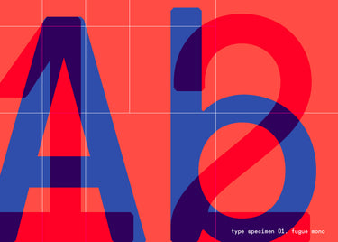 Type Specimen - Fugue Mono - IYOUALL - prints