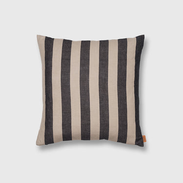 Ferm Living - Grand Quilted Cushion - Sand / Black