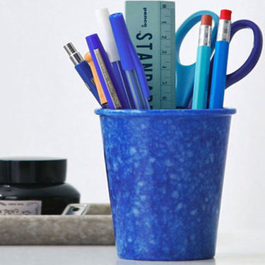 Hightide - Marbled Pen Pot - Blue - Hightide - Stationery