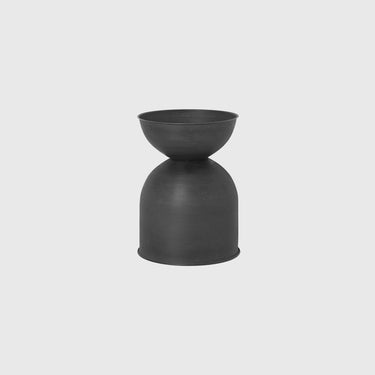 Ferm Living - Hourglass Pot - Small - Black - Ferm Living - Homeware