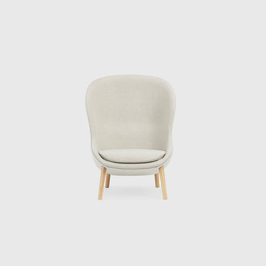 Normann Copenhagen - Hyg Lounge Chair High - Oak - Various Fabrics