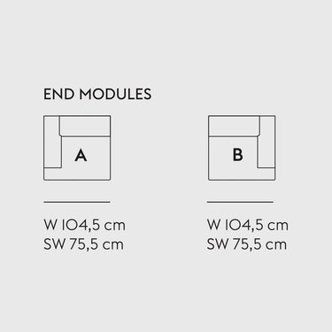 Muuto - Connect Modular Sofa - 2 Seater - Configuration 1