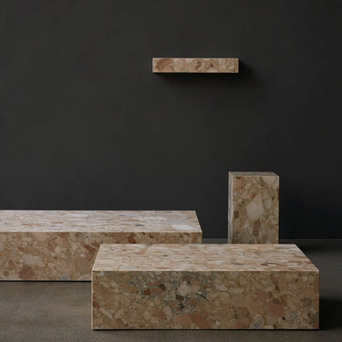 Audo Copenhagen - Marble Plinth - Sand - Grande