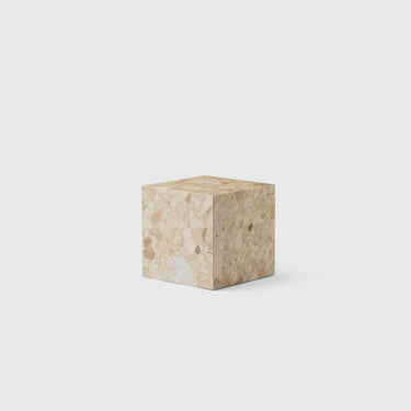 Audo Copenhagen - Marble Plinth - Sand Kunis Breccia- Cube
