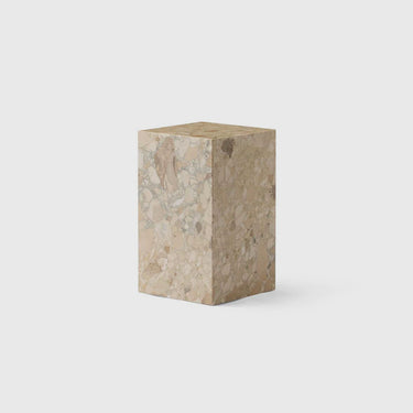 Audo Copenhagen - Marble Plinth - Sand Kunis Breccia- Tall