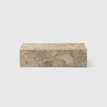 Audo Copenhagen - Marble Plinth - Sand Kunis Breccia- Low