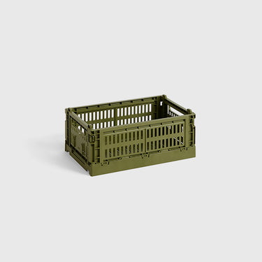 Hay - Colour Crate - Small - Olive