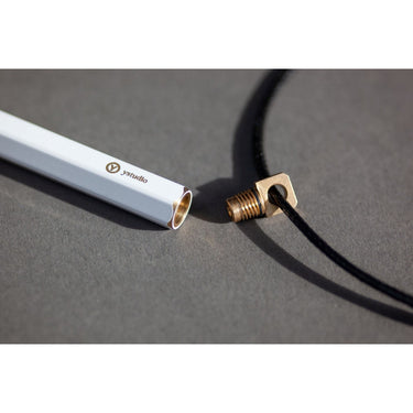 YStudio - Portable Ballpoint Pen - Brass White - YStudio - Stationery