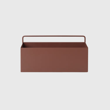 Ferm Living  - Wall Box  - Rectangle - Red Brown - Ferm Living - Homeware